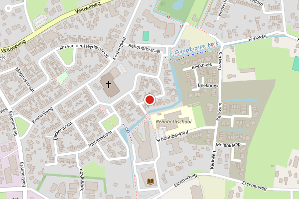 Brandweer-melding op Bersebastraat, Kootwijkerbroek op 3 juli, kaart-overzicht