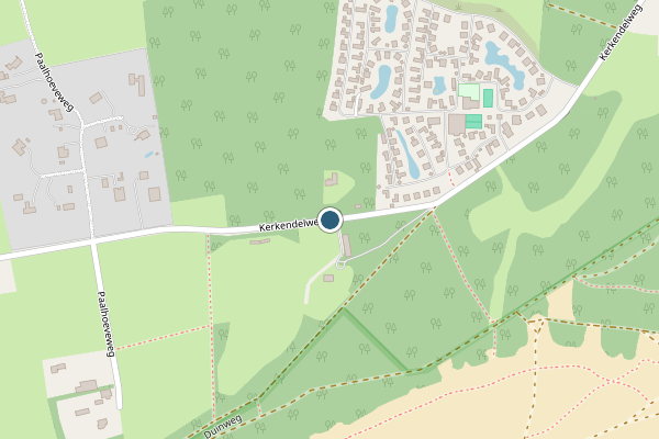 Politie-melding op Kerkendelweg, Kootwijk op 12 juli, kaart-overzicht