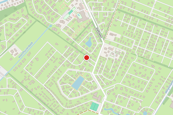 Brandweer-melding op Kieftveen, Voorthuizen op 14 juli, kaart-overzicht