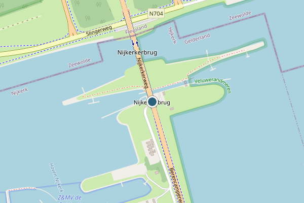 Politie-melding op Nijkerkerweg, Nijkerk op 15 juli, kaart-overzicht