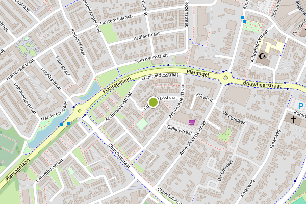 Ambulance-melding op Copernicusstraat, Barneveld op 10 mei, kaart-overzicht