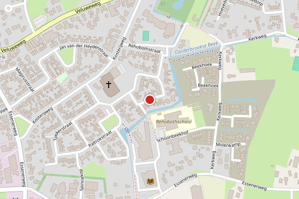 Brandweer-melding op Bersebastraat, Kootwijkerbroek op 3 juli, kaart-overzicht