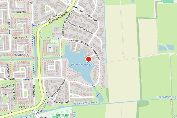 Brandweer-melding op Dr. F.W. Klaarenbeeksingel, Hoevelaken op 30 juni, kaart-overzicht