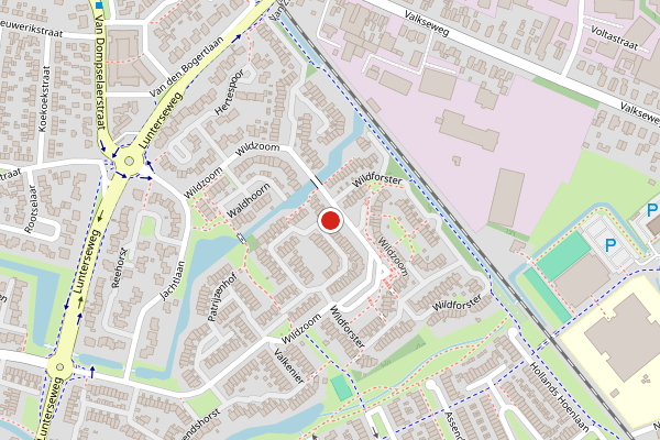 Brandweer-melding op Reinaerdshof, Barneveld op 16 mei, kaart-overzicht