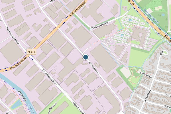Politie-melding op Gildenstraat, Nijkerk op 28 juli, kaart-overzicht