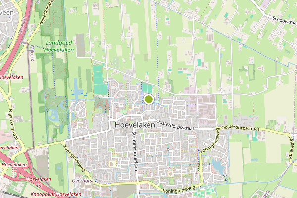 Ambulance-melding op Hoevelaken op 30 juli, kaart-overzicht