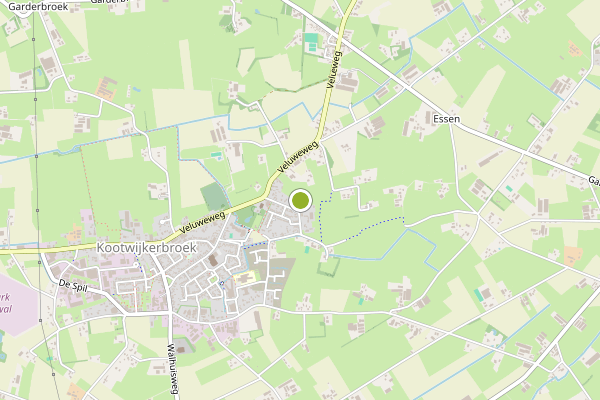 Ambulance-melding op Kootwijkerbroek op 30 juli, kaart-overzicht