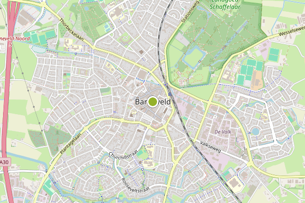 Ambulance-melding op Barneveld op 20 mei, kaart-overzicht
