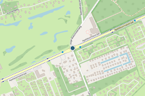 Politie-melding op Apeldoornsestraat, Voorthuizen op 23 mei, kaart-overzicht