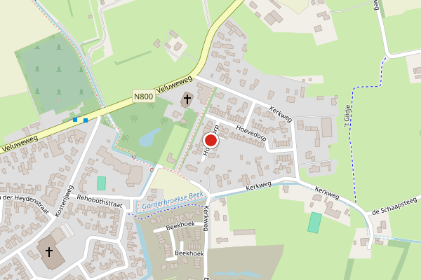 Brandweer-melding op Hoevedorp, Kootwijkerbroek op 23 mei, kaart-overzicht