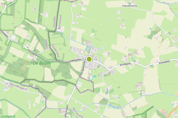Ambulance-melding op De Glind op 11 juni, kaart-overzicht