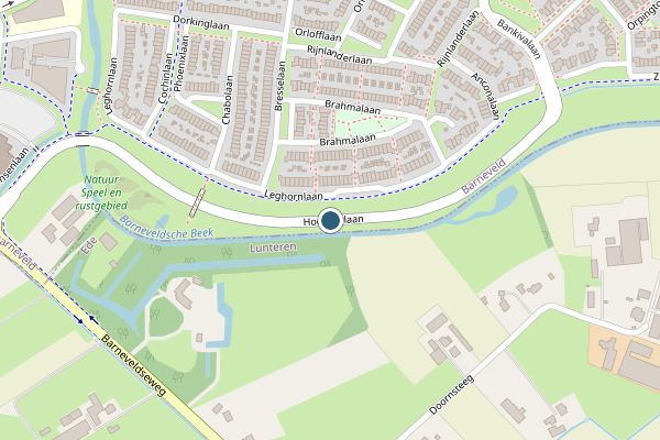 Politie-melding op Hoenderlaan, Barneveld op 15 juni, kaart-overzicht