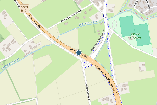 Politie-melding op De Voortse Ring, Voorthuizen op 16 juni, kaart-overzicht