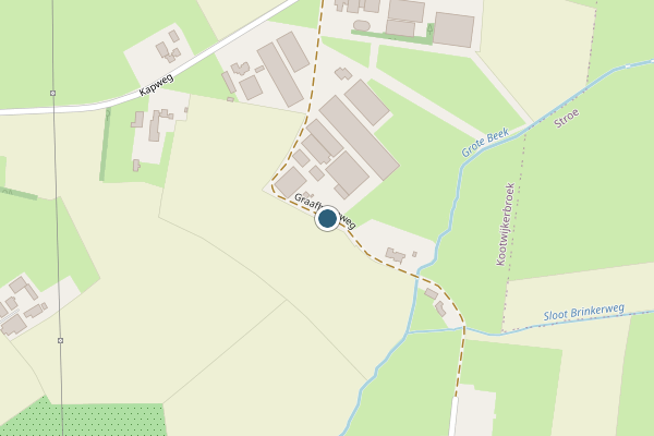 Politie-melding op Graafhorstweg, Kootwijkerbroek op 17 juni, kaart-overzicht