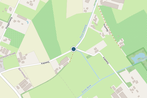 Politie-melding op Kapweg, Kootwijkerbroek op 17 juni, kaart-overzicht
