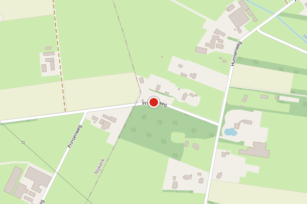 Brandweer-melding op Prinsenweg, Voorthuizen op 19 juni, kaart-overzicht