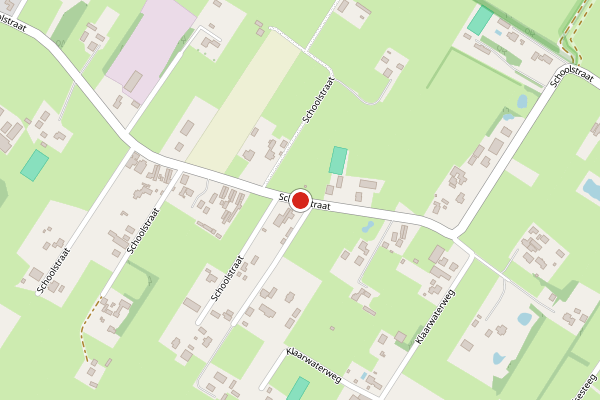 Brandweer-melding op Schoolstraat, Nijkerkerveen op 19 juni, kaart-overzicht