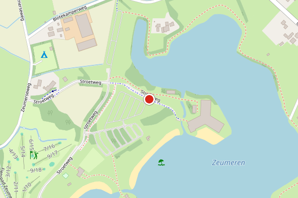 Brandweer-melding op Stroetweg, Voorthuizen op 26 juni, kaart-overzicht
