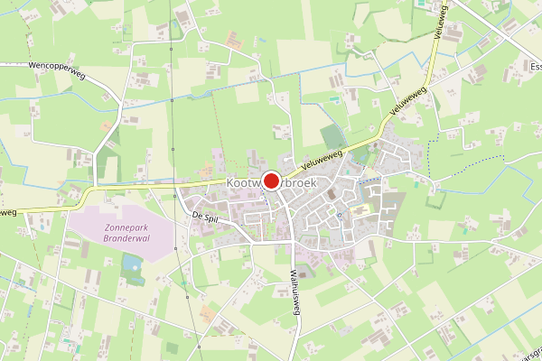 Brandweer-melding op Dwarsgraafweg, Kootwijkerbroek op 18 april, kaart-overzicht